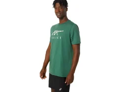 Online ASICS HOLIDAY LIGHTS LOGO CREW Hunter Green