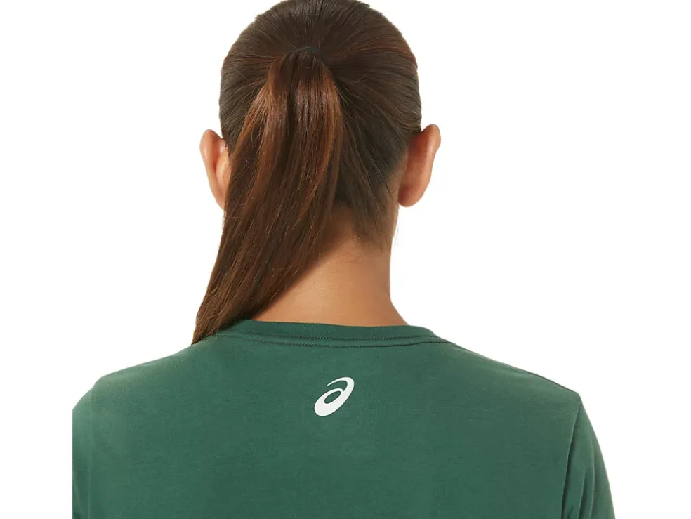 Store ASICS HOLIDAY LIGHTS LOGO V-NECK Hunter Green