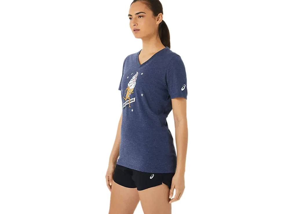 Flash Sale ASICS ICE CREAM COMING IN HOT SHORT SLEEVE Peacoat Heather