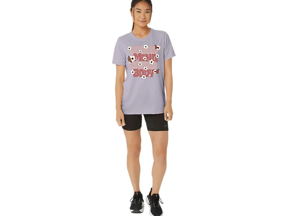 Flash Sale ASICS MONARCH SLOGAN CREW Dusk Violet