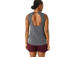 Store ASICS MUSCLE TANK Dark Grey Heather/Mist