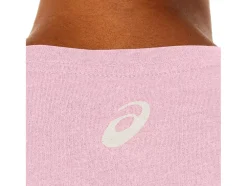 Clearance ASICS STRIPE SHORT SLEEVE TEE Pink Salt