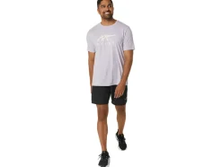 Fashion ASICS STRIPE SHORT SLEEVE TEE Dusk Violet