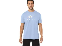 Flash Sale ASICS STRIPE SHORT SLEEVE TEE Soft Sky
