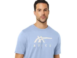 Flash Sale ASICS STRIPE SHORT SLEEVE TEE Soft Sky
