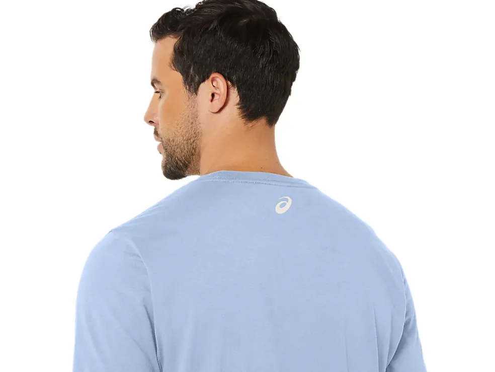 Flash Sale ASICS STRIPE SHORT SLEEVE TEE Soft Sky