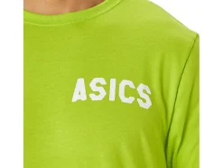 Outlet ASICS STRIPES SUNRISE TEE Lime Zest