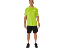 Outlet ASICS STRIPES SUNRISE TEE Lime Zest