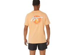 Shop ASICS STRIPES SUNRISE TEE Summer Dune