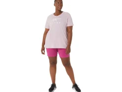 Online ASICS STRIPES V-NECK Barely Rose
