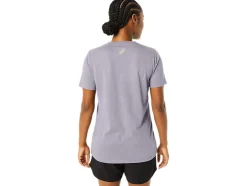 Store ASICS STRIPES V-NECK Dusk Violet
