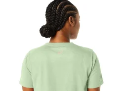 Hot ASICS STRIPES V-NECK Whisper Green Heather