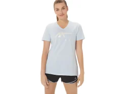 Hot ASICS STRIPES V-NECK Soft Sky