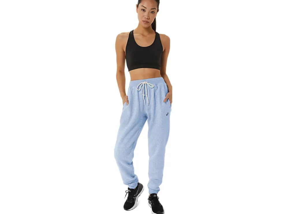 Store ASICS SUNDAY SANA FLEECE JOGGER Soft Sky Heather