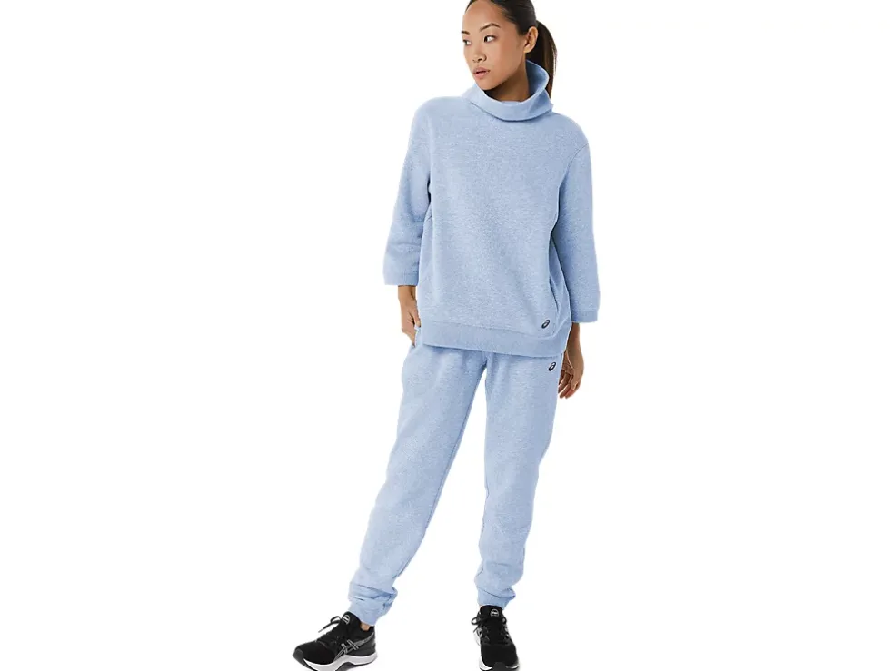 Store ASICS SUNDAY SANA FLEECE JOGGER Soft Sky Heather