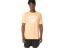 Cheap ASICS UNISEX TENNIS GRAPHIC TEE Summer Dune