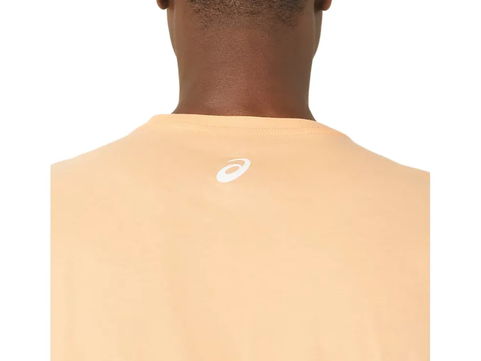 Cheap ASICS UNISEX TENNIS GRAPHIC TEE Summer Dune
