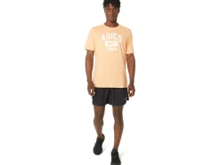 Cheap ASICS UNISEX TENNIS GRAPHIC TEE Summer Dune