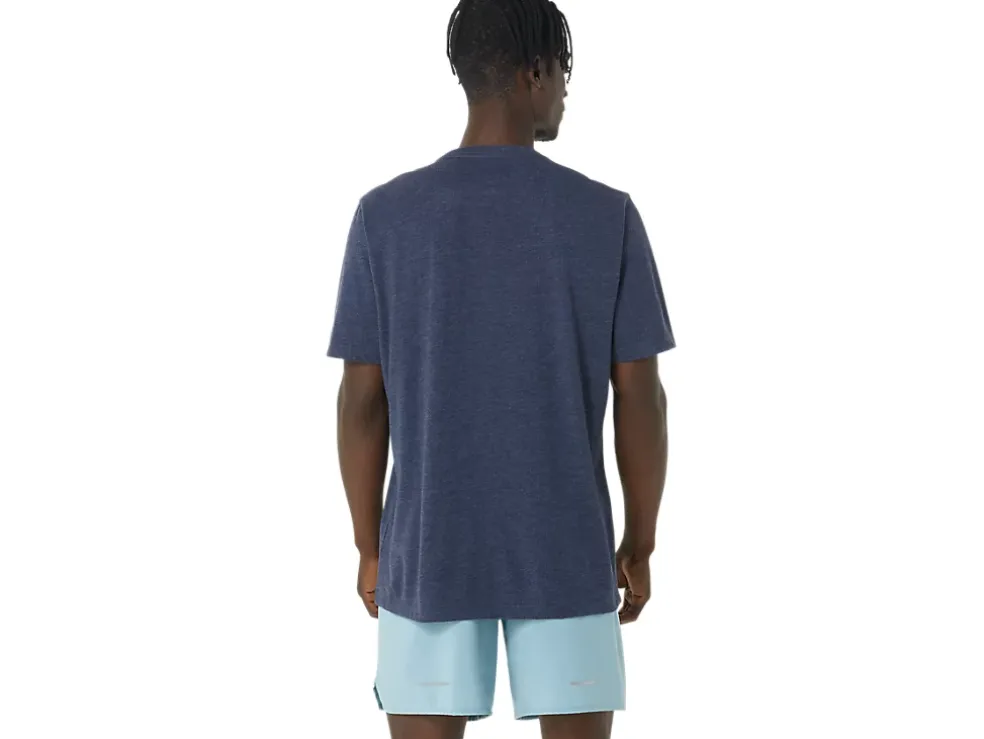 Cheap ASICS VOLLEYBALL GRAPHIC TEE Peacoat Heather