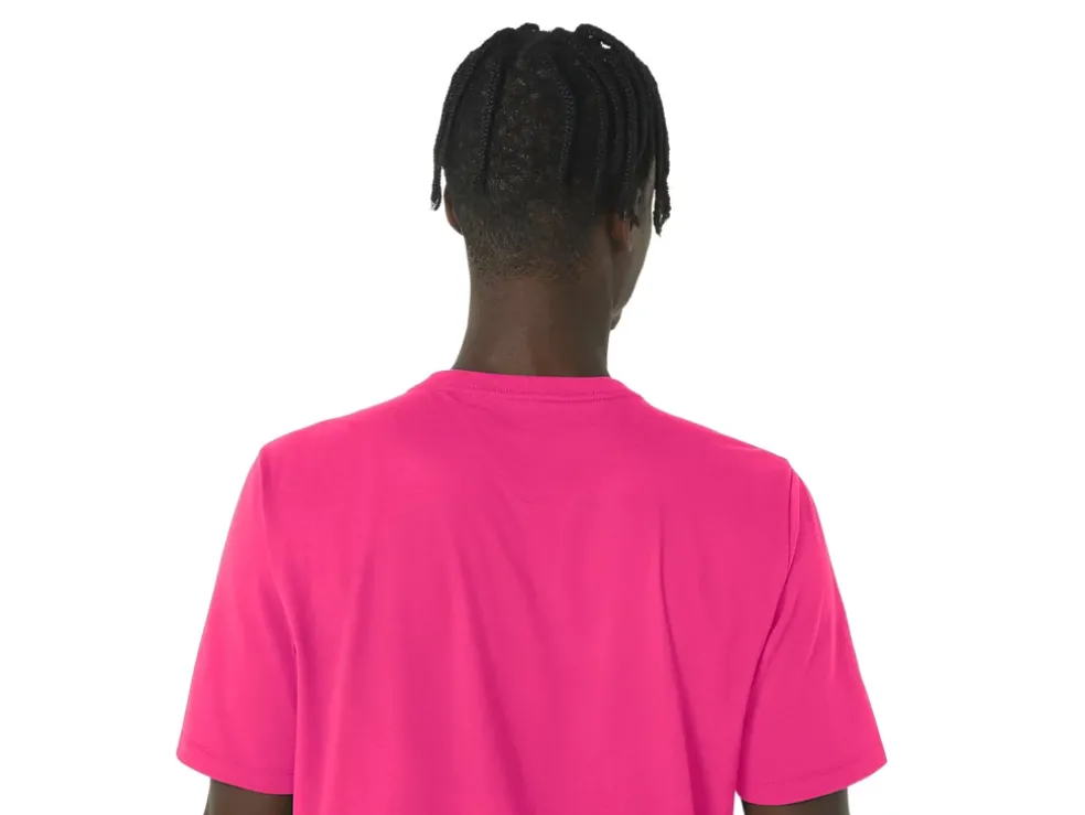 Cheap ASICS VOLLEYBALL GRAPHIC TEE Hot Pink