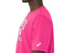 Cheap ASICS VOLLEYBALL GRAPHIC TEE Hot Pink