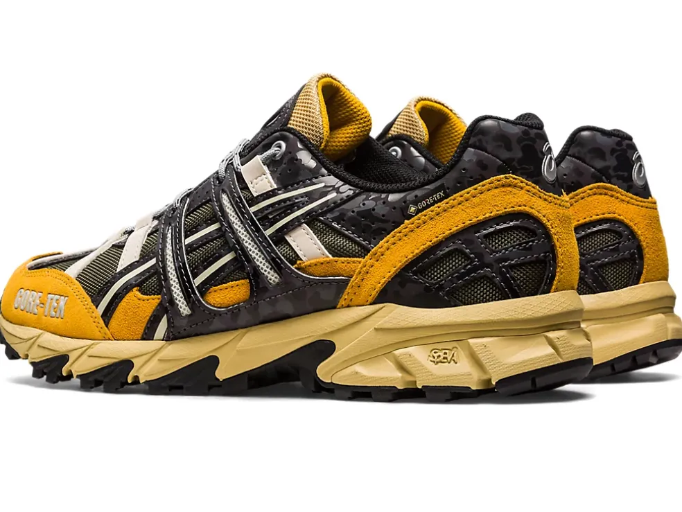 Store ASICS ATMOS X SONOMA 15-50 Olive Canvas/Yellow Orange