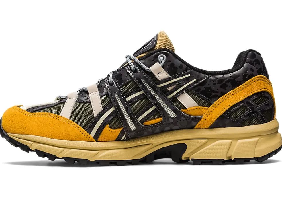 Store ASICS ATMOS X SONOMA 15-50 Olive Canvas/Yellow Orange