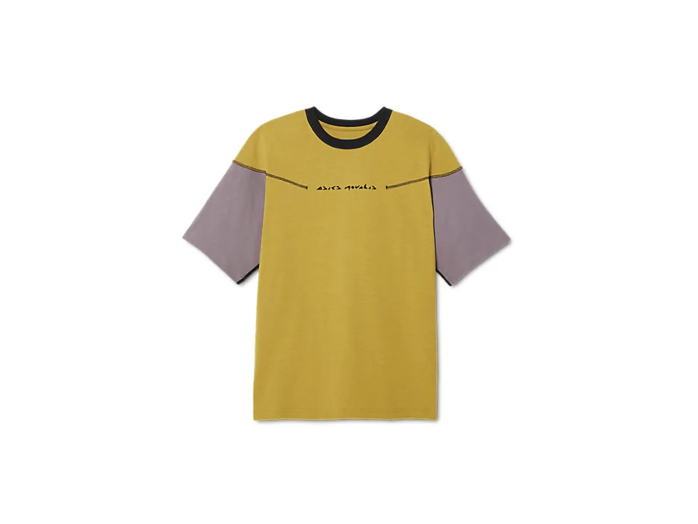 Cheap ASICS BIXANCE SHORT SLEEVE Medallion Yellow X Obsidian Black
