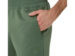 Hot ASICS BRUSHED FLEECE PANTS Serpentine Green