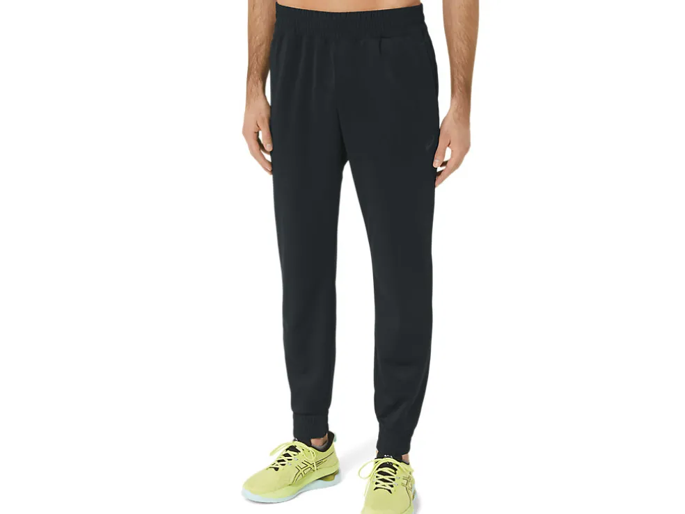 Fashion ASICS BRUSHED FLEECE PANTS Performance Black