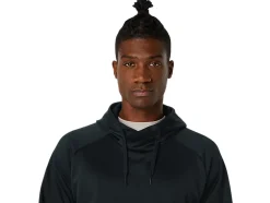 Fashion ASICS BRUSHED FLEECE PULLOVER HOODIE Performance Black