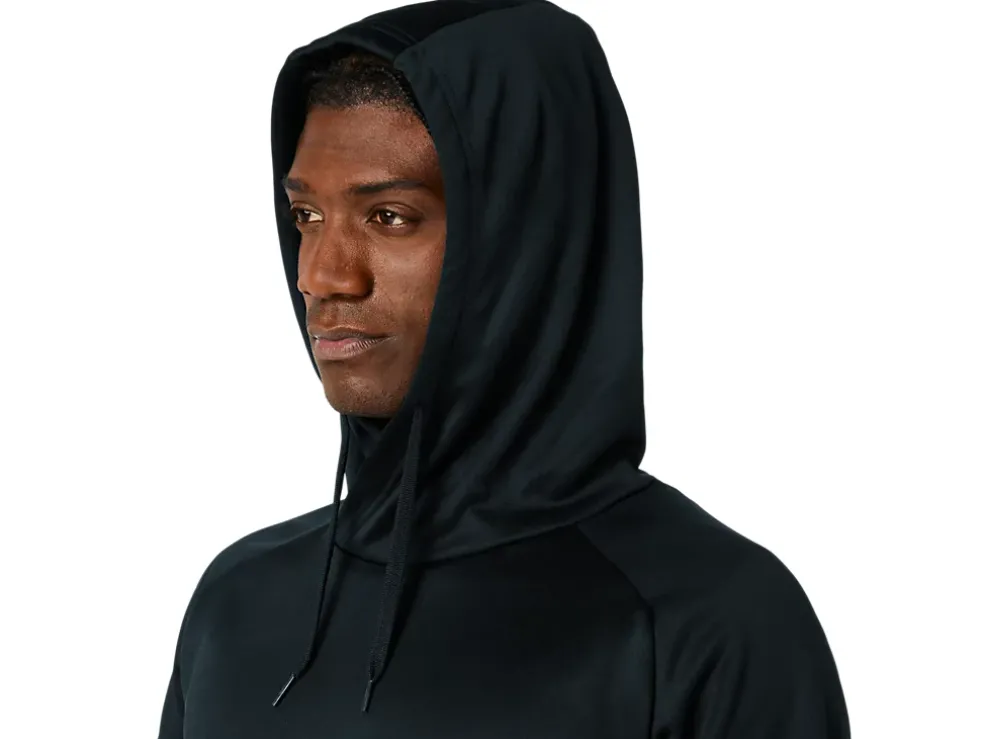 Fashion ASICS BRUSHED FLEECE PULLOVER HOODIE Performance Black