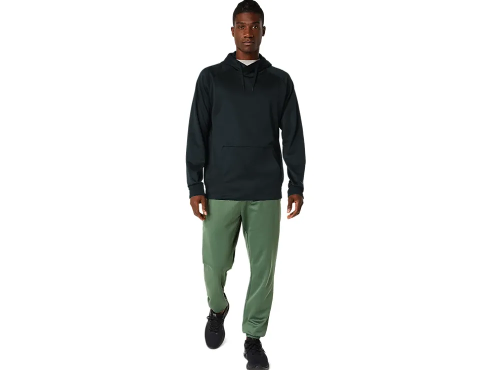 Fashion ASICS BRUSHED FLEECE PULLOVER HOODIE Performance Black