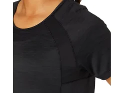 Best ASICS C110 SHORT SLEEVE PR LYTE TOP Performance Black