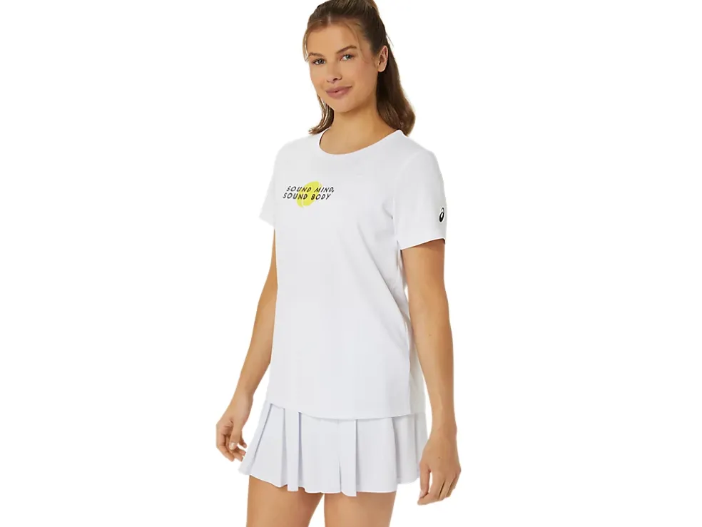Fashion ASICS CLASSIC GRAPHIC TEE Brilliant White