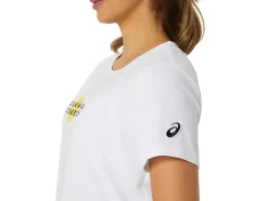 Fashion ASICS CLASSIC GRAPHIC TEE Brilliant White