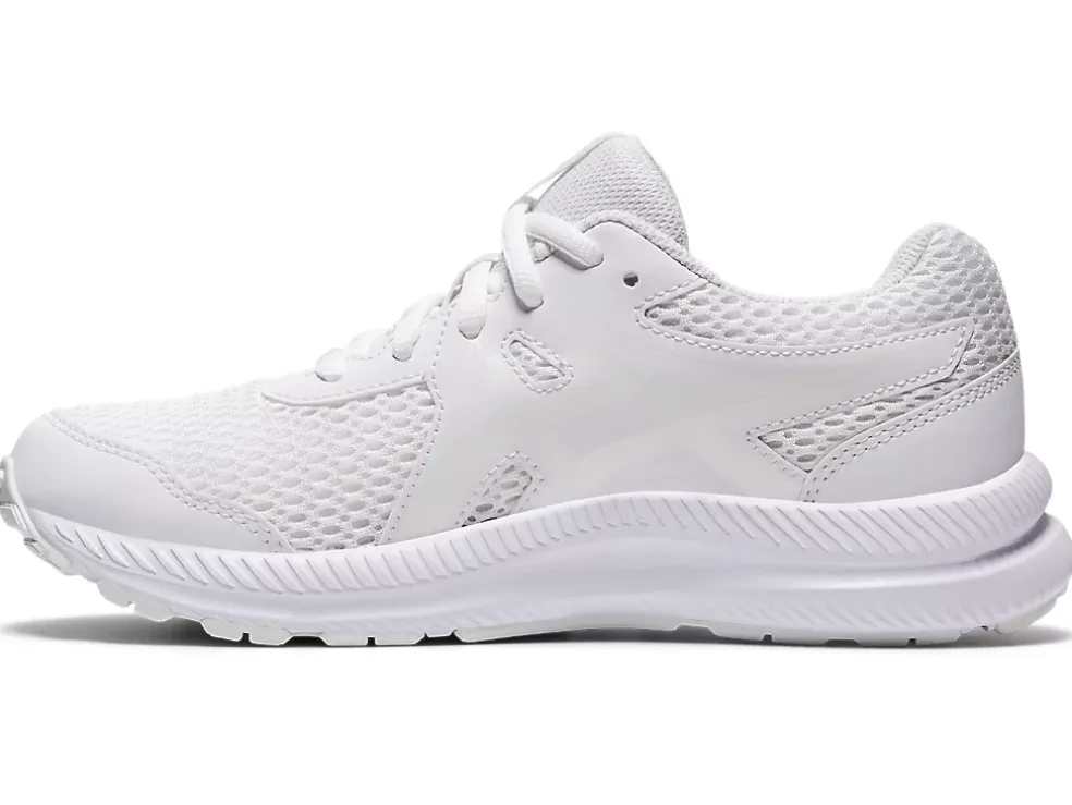 Discount ASICS CONTEND 7 GRADE SCHOOL White/White