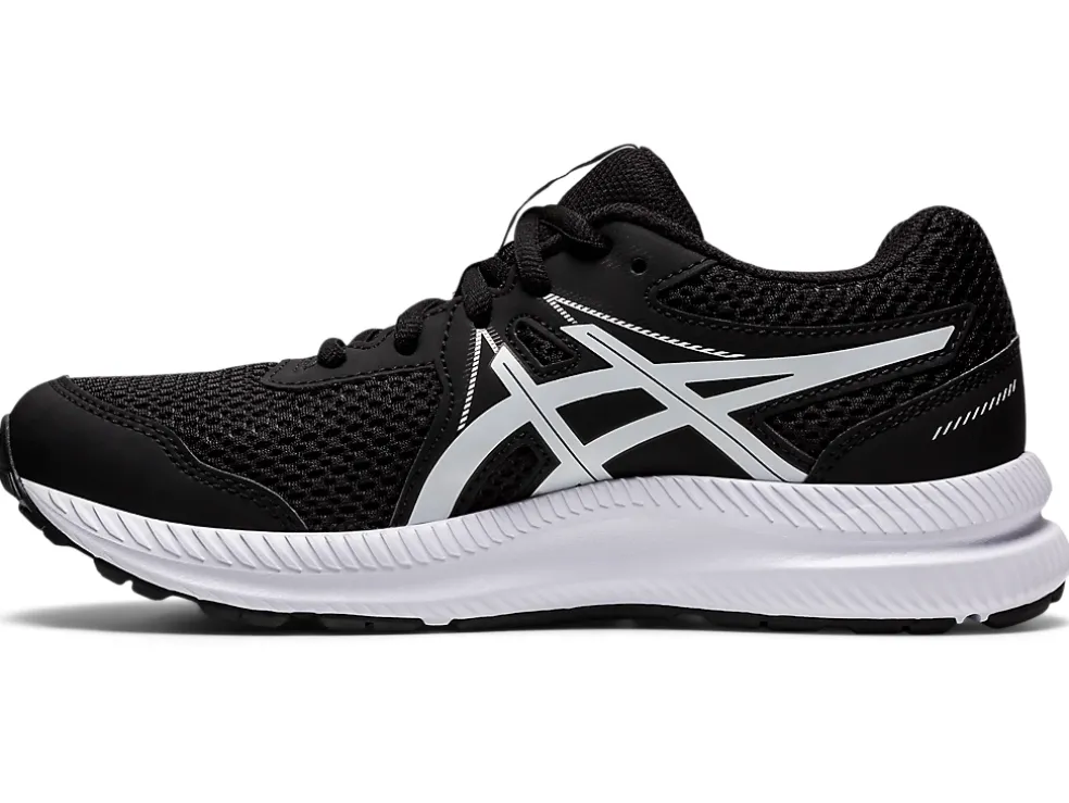 Best ASICS CONTEND 7 GRADE SCHOOL Black/White