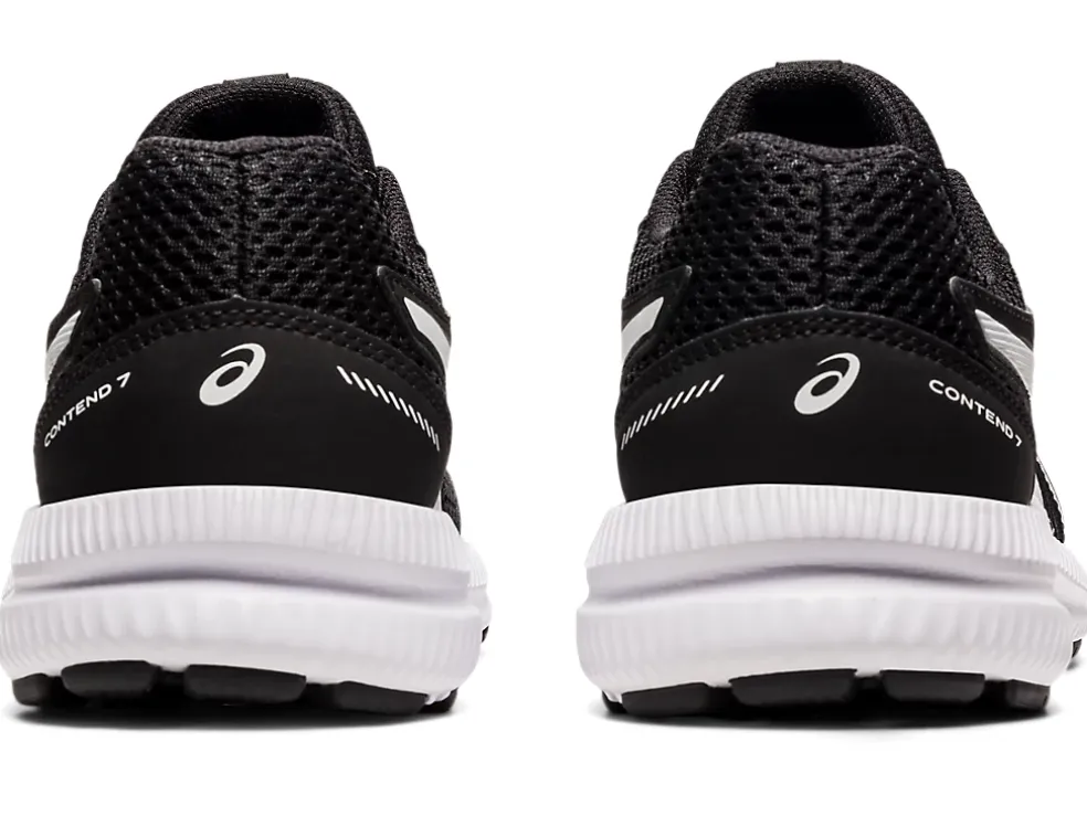 Best ASICS CONTEND 7 GRADE SCHOOL Black/White