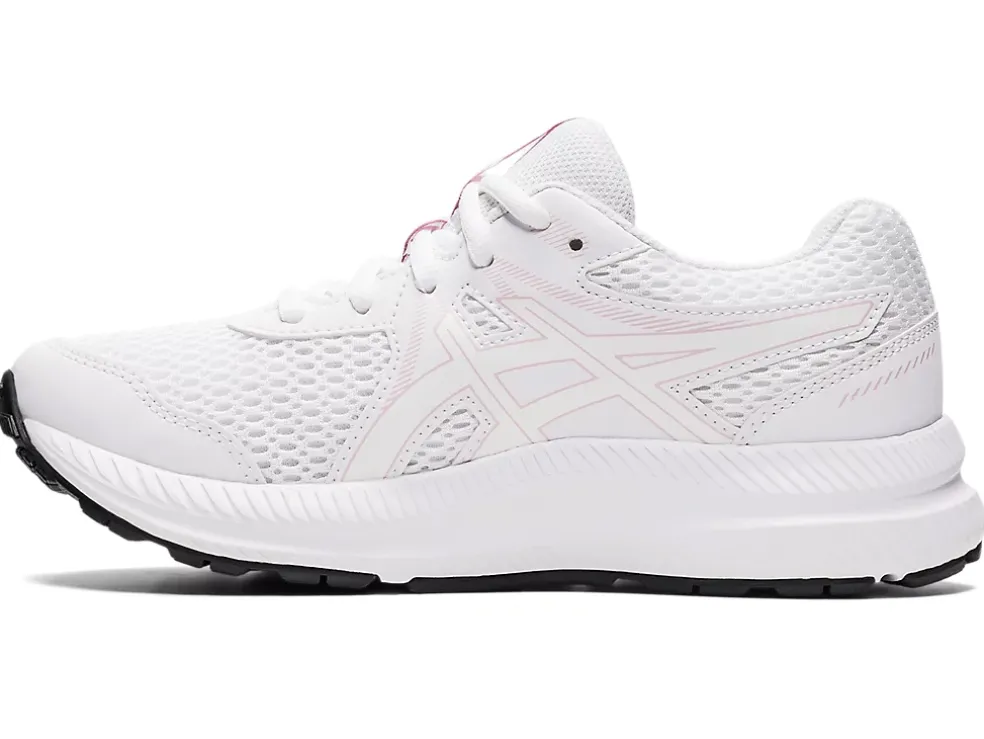 Flash Sale ASICS CONTEND 7 GRADE SCHOOL White/Barely Rose