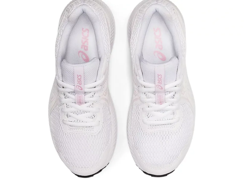 Flash Sale ASICS CONTEND 7 GRADE SCHOOL White/Barely Rose