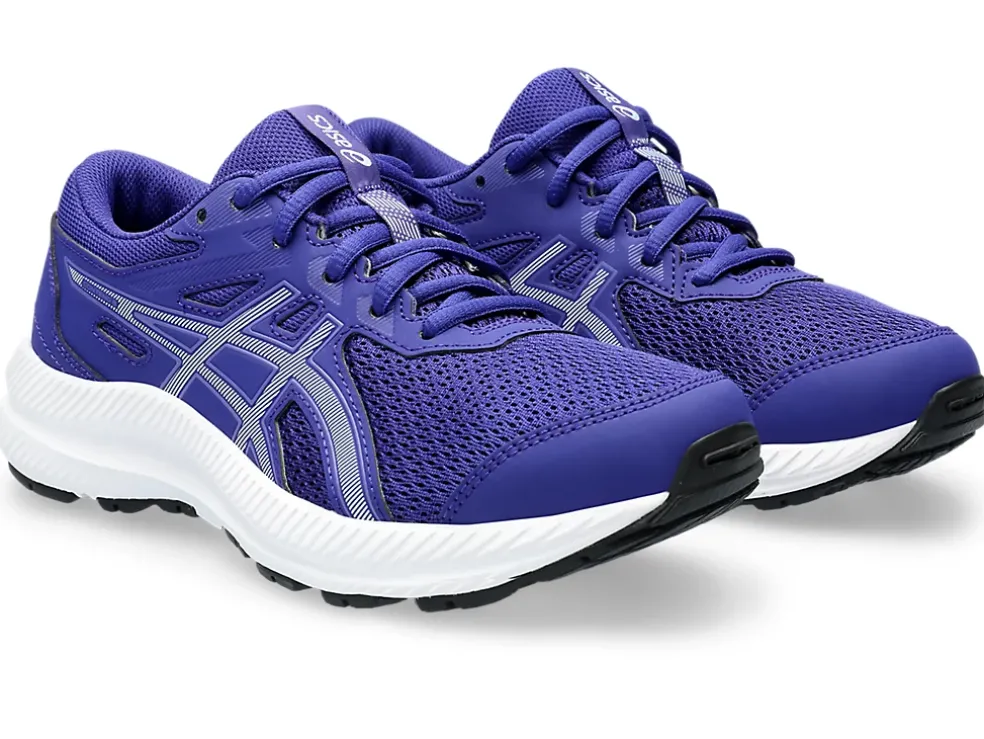 Best ASICS CONTEND 8 GRADE SCHOOL Eggplant/Aquamarine