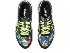 New ASICS CONTEND 8 GRADE SCHOOL Black/Glow Yellow