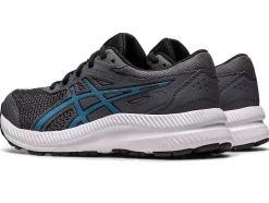 Best Sale ASICS CONTEND 8 GRADE SCHOOL Carrier Grey/Island Blue