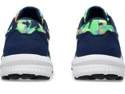 Shop ASICS CONTEND 8 GRADE SCHOOL Blue Expanse/Electric Lime
