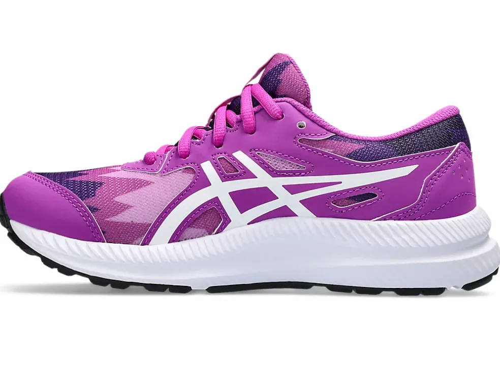 Store ASICS CONTEND 8 GRADE SCHOOL Orchid/White