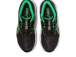Shop ASICS CONTEND 8 GRADE SCHOOL Black/Lime Zest
