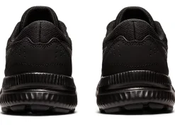 Discount ASICS CONTEND 8 GRADE SCHOOL Black/Carrier Grey