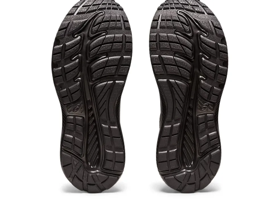 Discount ASICS CONTEND 8 GRADE SCHOOL Black/Carrier Grey