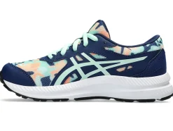 Discount ASICS CONTEND 8 GRADE SCHOOL Blue Expanse/Mint Tint